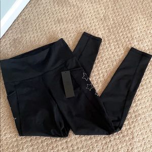 NWT Rhinestone Stars Mono B Leggings Size Small